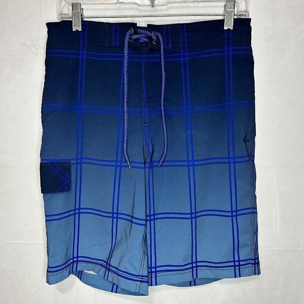 George Blue Quick Dry Board Swim Trunks Shorts Sz S (28-30) Lined